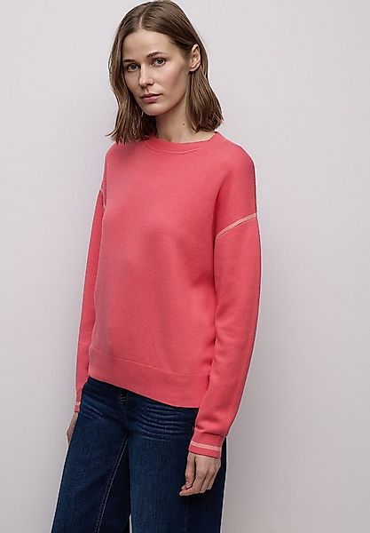 CECIL Strickpullover mit Kontrastdetails günstig online kaufen