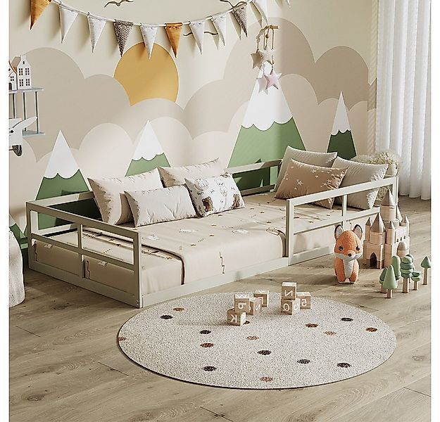 VitaliSpa® Kinderbett Minno, Greige, 205 x 95 cm ohne Matratze günstig online kaufen