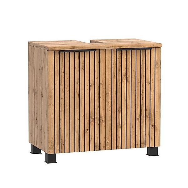 HELD MÖBEL Waschbeckenunterschrank in Wotaneiche-Dekor - 60x54x35cm (BxHxT) günstig online kaufen