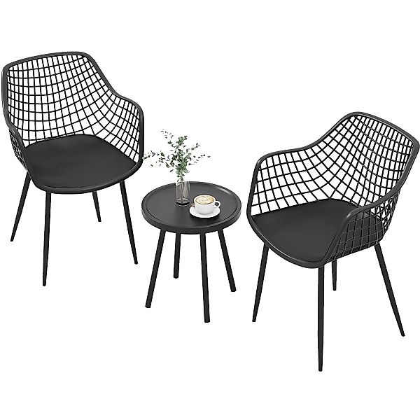 COSTWAY Balkonset, (3-tlg), Gartenmöbel Set mit günstig online kaufen