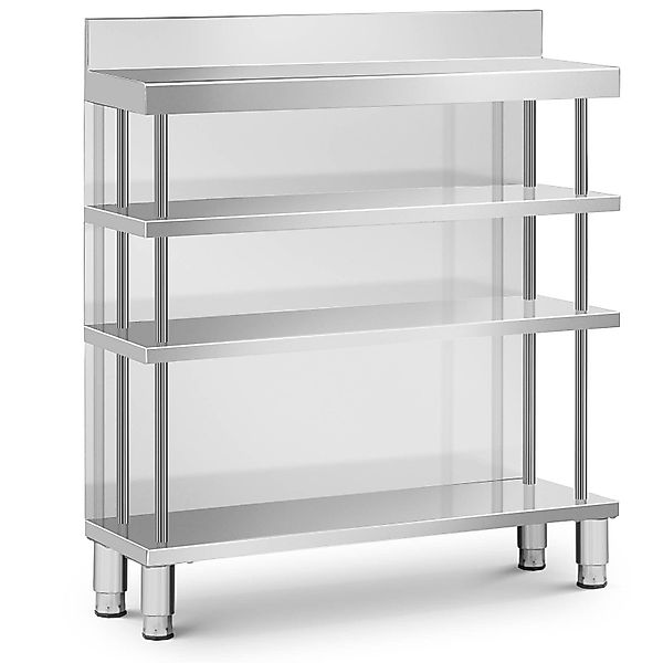 Royal Catering Arbeitstisch Edelstahl Bar-Arbeitstisch 100x30 günstig online kaufen
