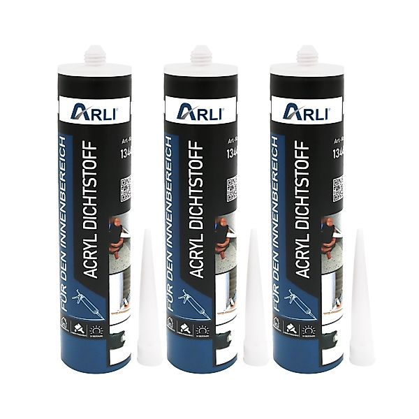 ARLI Spachtelmasse 3x Acryl 310ml Dichtstoff günstig online kaufen