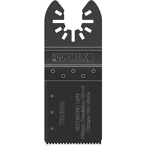 Worx ELife-Präzisions-Bimetall-Sägeblatt für Sonicrafter WA4948 35 mm günstig online kaufen