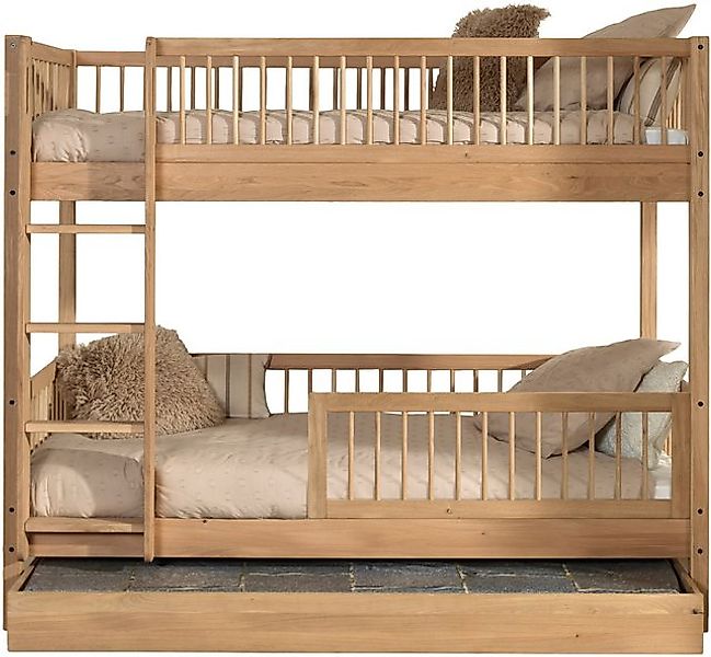 Home affaire Etagenbett Forrest in Eiche natur geölt, stabil und hochwertig günstig online kaufen