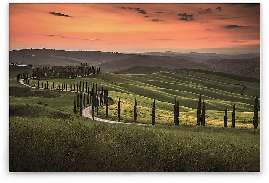 A.S. Création Leinwandbild "Tuscany", (1 St.), Feld Natur Keilrahmen Landsc günstig online kaufen