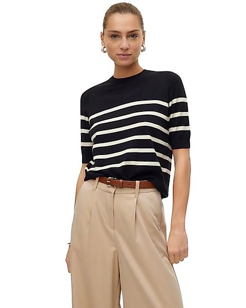 Vero Moda Kurzarmpullover moderner Pullover mit Streifenmuster günstig online kaufen