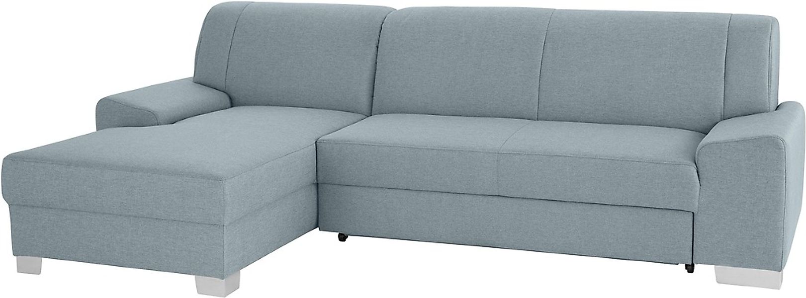 DOMO collection Ecksofa "Anzio L-Form, whlw. Bettfunktion, Federkern, hochw günstig online kaufen