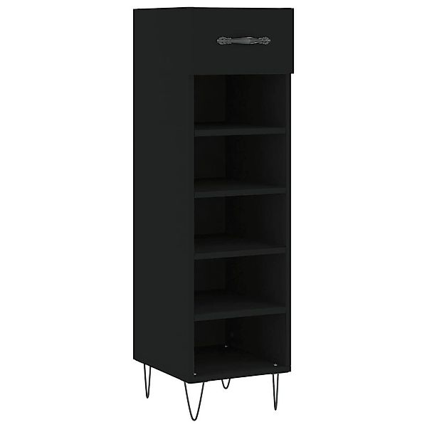 vidaXL Schuhschrank Schuhschrank Schwarz 30x35x105 cm günstig online kaufen