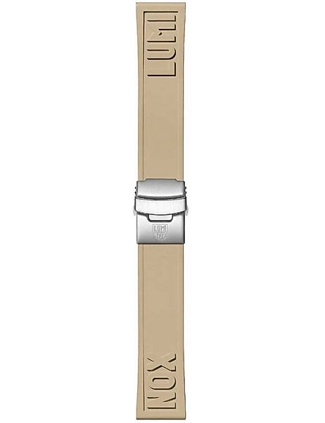Luminox Uhrenarmband Luminox FP2406.70Q Kautschuk Armband [24 mm] beige günstig online kaufen