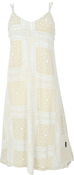 Guru-Shop Midikleid Midikleid mit Patchworkdruck, Sommerkleid,.. günstig online kaufen