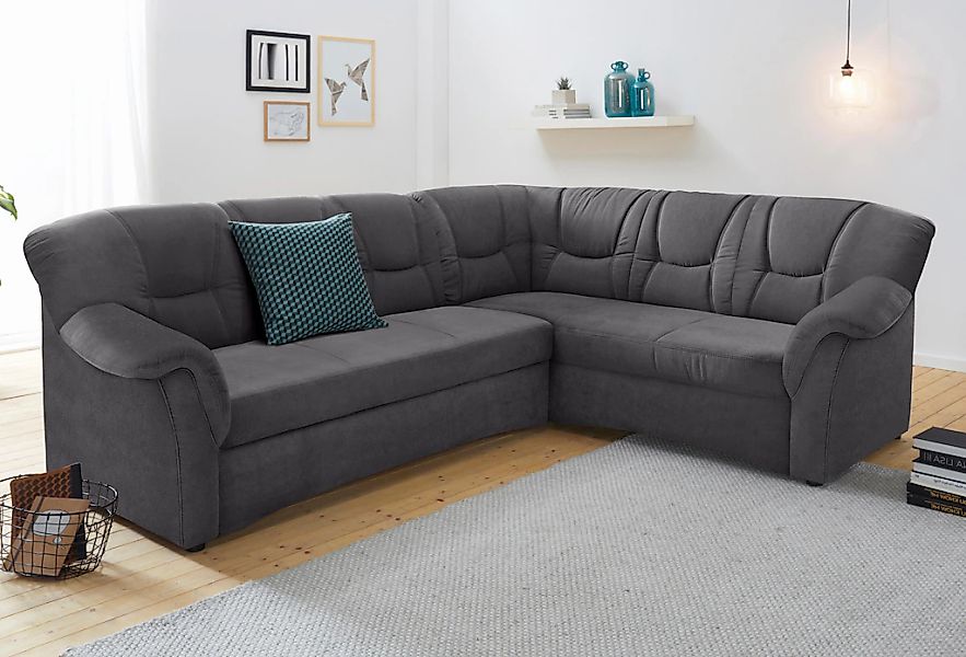 DOMO collection Ecksofa "Sarafina zeitlos und komfortabel, optional mit Fed günstig online kaufen