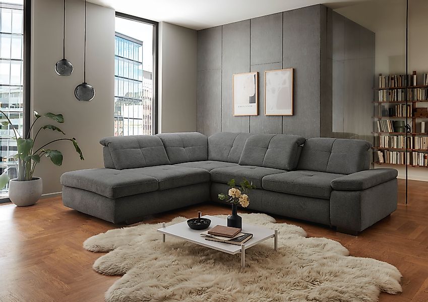 Die PlanBar Ecksofa »MP-IN16012 L-Form Kaltschaum-Polsterung«, inkl. Sitzti günstig online kaufen