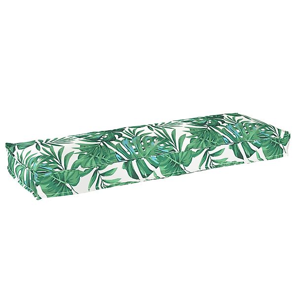 vidaXL Sitzauflage Pallet-Kissen für Bänke Blattdesign günstig online kaufen