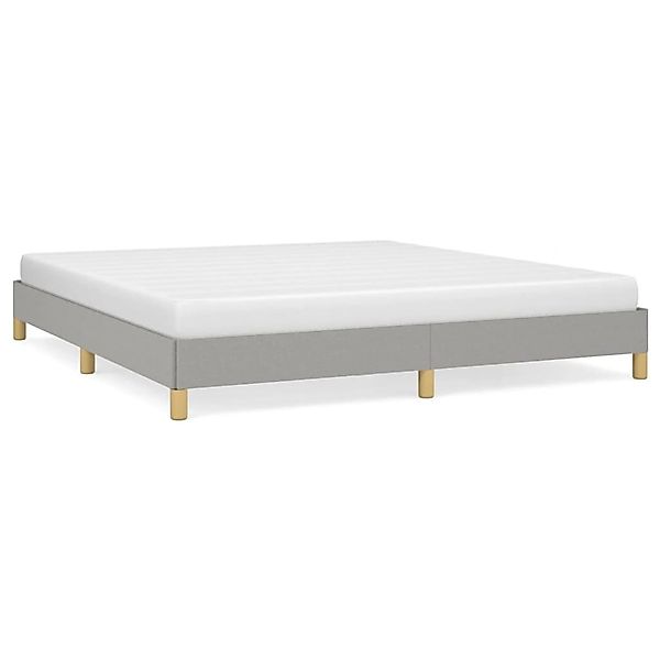 vidaXL Bettgestell Hellgrau 180x200 cm Stoff Modell 11397023 günstig online kaufen