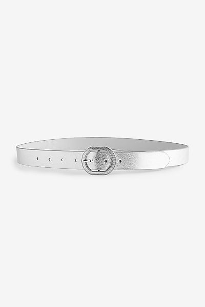 Next Synthetikgürtel Regular Fit Metallic-Gürtel (1-St) günstig online kaufen