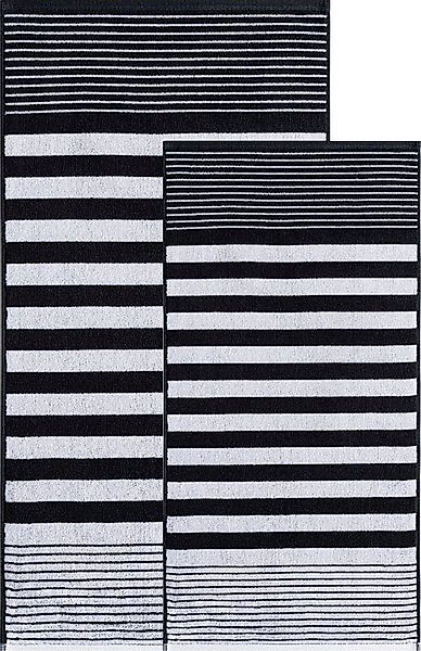Egeria Handtuch Set Timo, Jacquard-Walkfrottee (2-St), günstig online kaufen