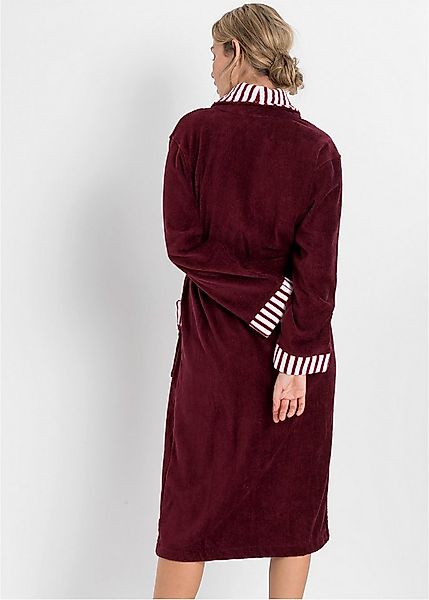 bonprix Bademantel, aus weichem Frottee-Material, aus Baumwolle, bequeme Pa günstig online kaufen