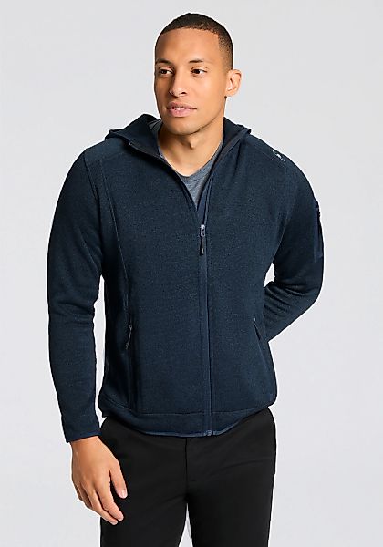 CMP Strickfleecejacke "MAN JACKET FIX HOOD", (1 St.), mit Kapuze günstig online kaufen