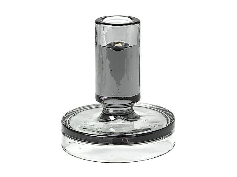 Broste Copenhagen Kerzenständer Copenhagen Petra Kerzenständer Glas Smoke G günstig online kaufen