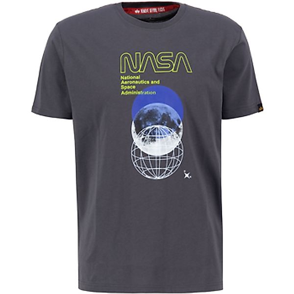 Alpha Industries  T-Shirts & Poloshirts NASA Orbit T - vintage grey günstig online kaufen
