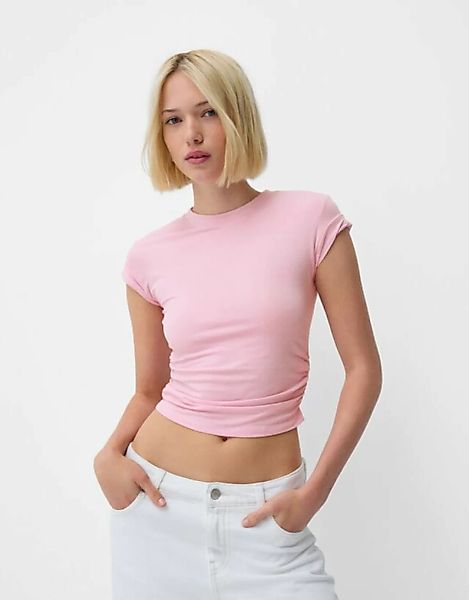 Bershka T-Shirt Damen Xs Rosa günstig online kaufen