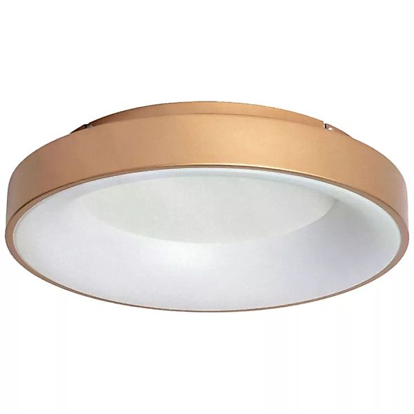 Deckenlampe LED CCT Gold Rundschreiben 40W 50cm 3000-5700k Abruzzo Giovani günstig online kaufen