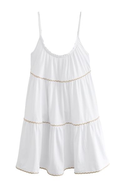 Next Sommerkleid Gestuftes Sommerkleid aus Jersey günstig online kaufen