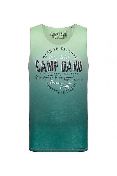 CAMP DAVID Muscleshirt Dip Dye mit Ausbrenner-Effekten günstig online kaufen