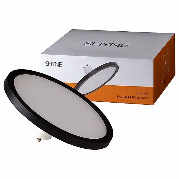 SHYNE | LED GU10 Panelleuchtmittel, 145mm, dimmbar in Schwarz-matt günstig online kaufen