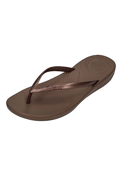 Fitflop IQUSHION ERGONOMIC FLIP E54 Zehentrenner Bronze günstig online kaufen