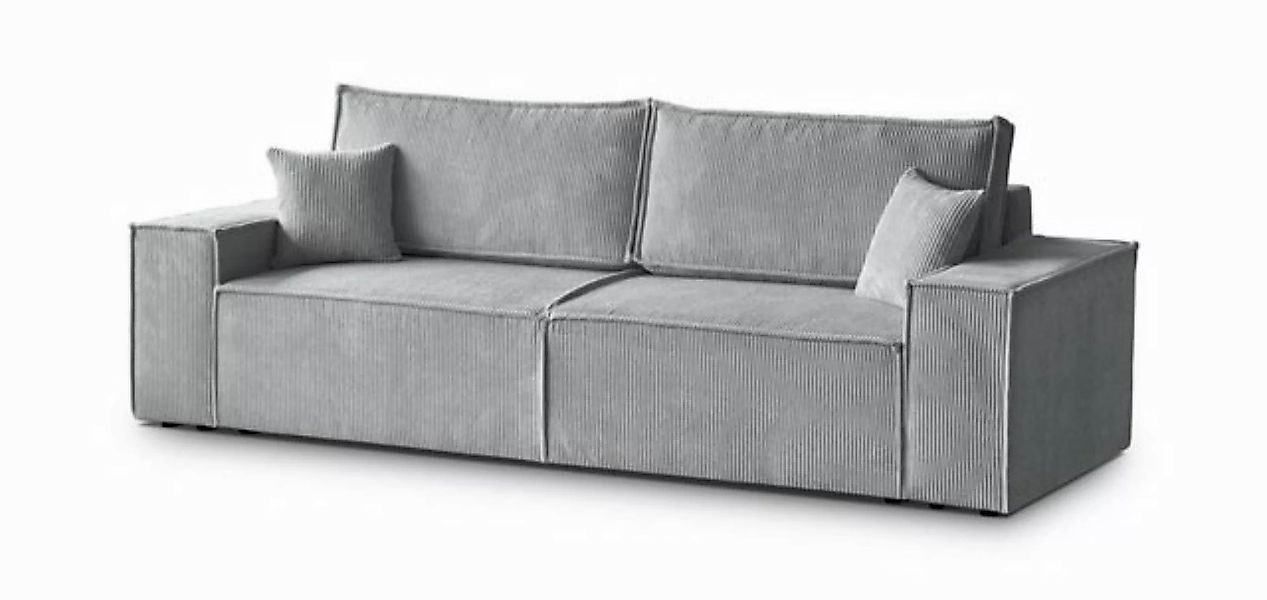 MOEBLO Sofa GENUA, – Stilvolles Design, Schlaffunktion und Stauraum für Ihr günstig online kaufen