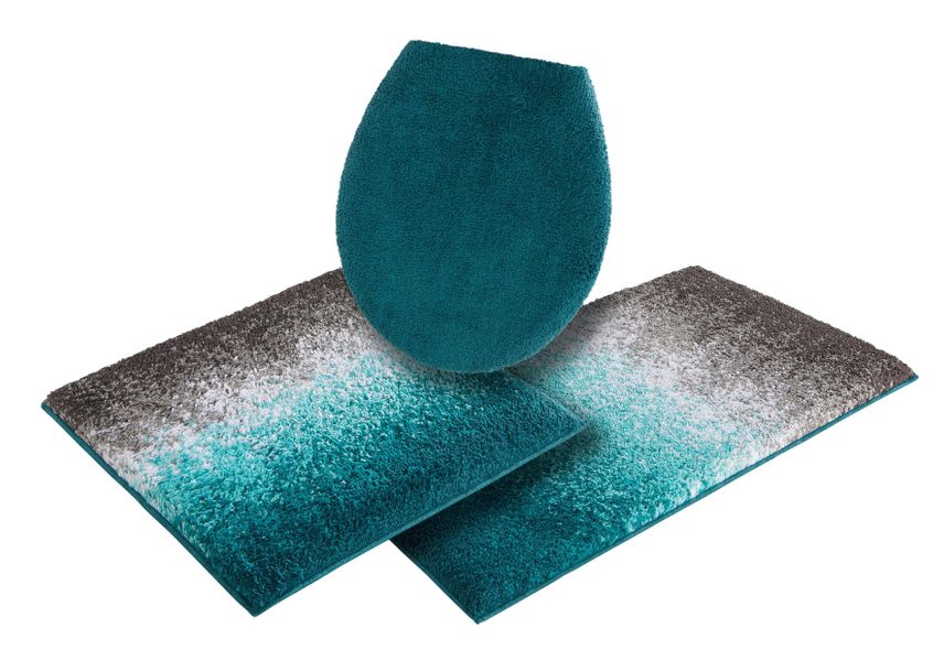 my home Badematte "Elif, Badvorleger, Badezimmer Teppich" Höhe 15 mm rutsch günstig online kaufen