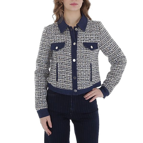Ital-Design Bouclèjacke Damen Elegant (88578903) Pullover günstig online kaufen