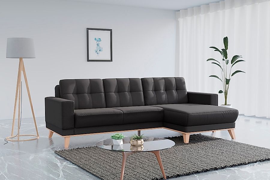sit&more Ecksofa "Lavida L-Form" wahlweise mit Kippfunktion und Bettkasten günstig online kaufen