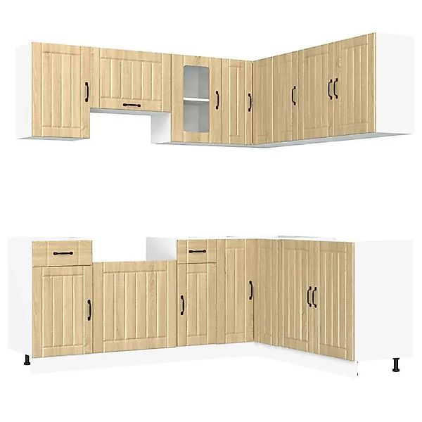 vidaXL 11 Tlg Küchenschrank-Set Kalmar Sonoma-Eiche Holzwerkstoff 3314944 günstig online kaufen
