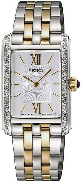 Seiko Quarzuhr SWR093P1, Armbanduhr, Damenuhr, Edelstahlarmband, Hardlexgla günstig online kaufen