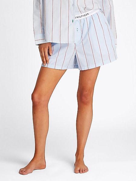 Tommy Hilfiger Underwear Shorts POPLIN SHORT mit Streifenmuster, Logobund günstig online kaufen