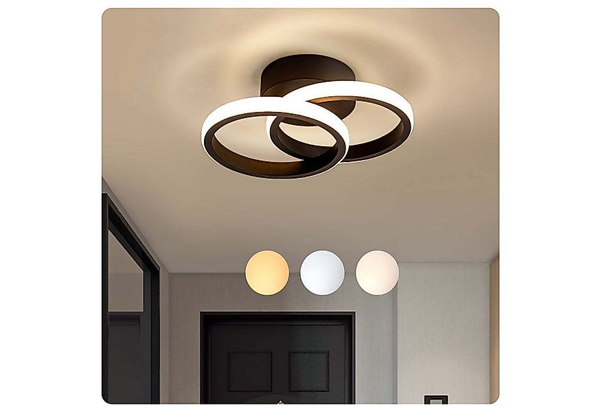 ibettertec Deckenleuchte LED Deckenleuchten Dimmbar deckenlampen 3-Farbige günstig online kaufen