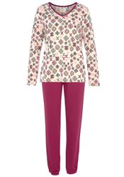 Vivance Dreams Pyjama 2 Stk. tlg., mit grafisch-floralem Alloverdruck günstig online kaufen