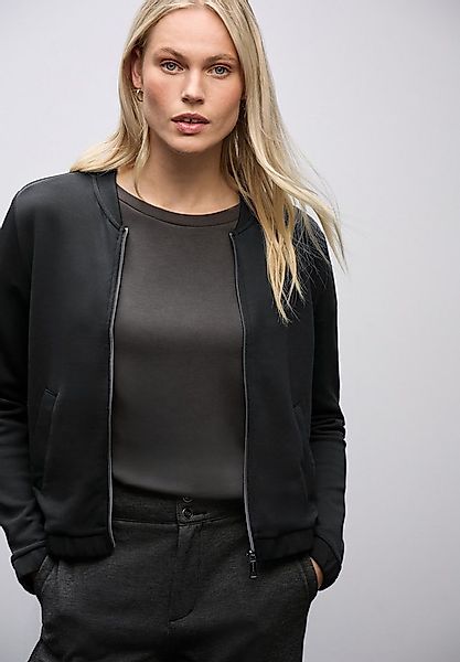STREET ONE Strickjacke im sportiven Blouson-Style günstig online kaufen