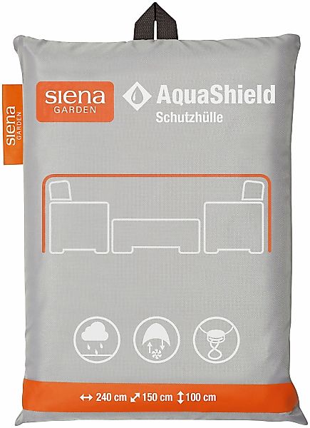 Siena Garden Gartenmöbel-Schutzhülle AquaShield, Sitzgruppenhülle 240x150x1 günstig online kaufen