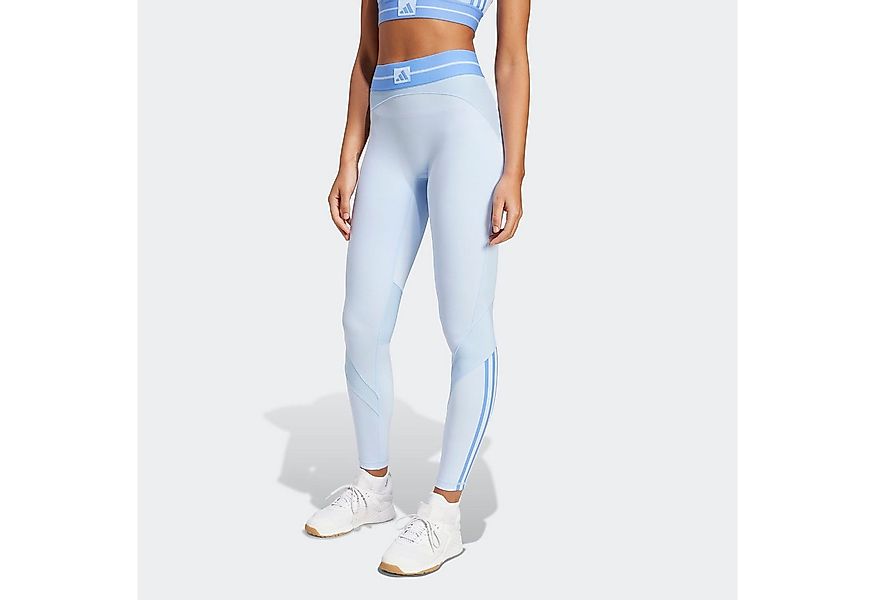 adidas Performance Trainingstights HYPERGLAM RIB 1/1 LEGGINGS mit hohem Bun günstig online kaufen