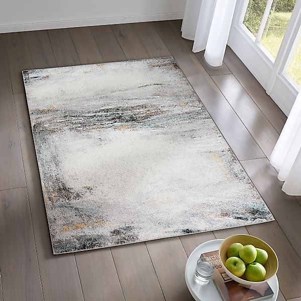 TaCa Home Teppich Designer Kurzflor Teppich Moderne Kunst, rechteckig, Höhe günstig online kaufen