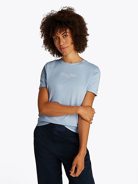 Tommy Hilfiger T-Shirt REG SCRIPT C-NK günstig online kaufen