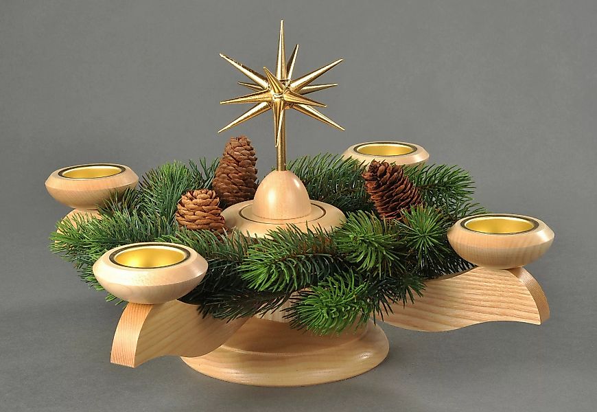 Albin Preissler Adventsleuchter "Weihnachtsstern, Weihnachtsdeko", Ø 29 cm, günstig online kaufen