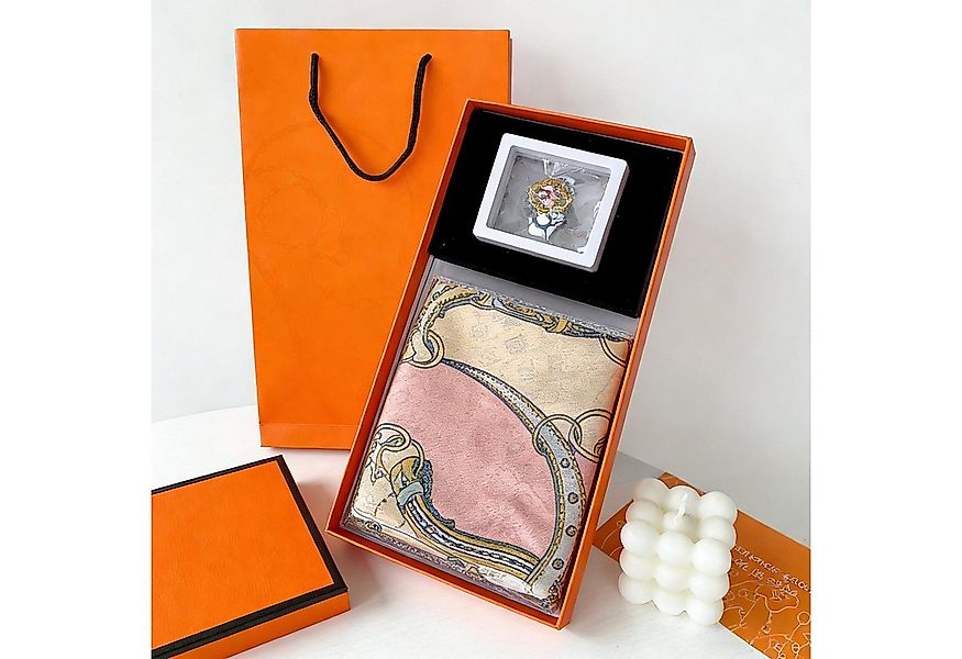 Luckice Seidentuch Geschenk für Damen Damen Seide Gefühl Schal Halstuch, (S günstig online kaufen