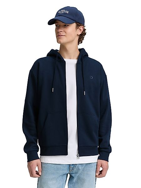 TOM TAILOR Denim Kapuzensweatjacke, mit Logostickerei günstig online kaufen