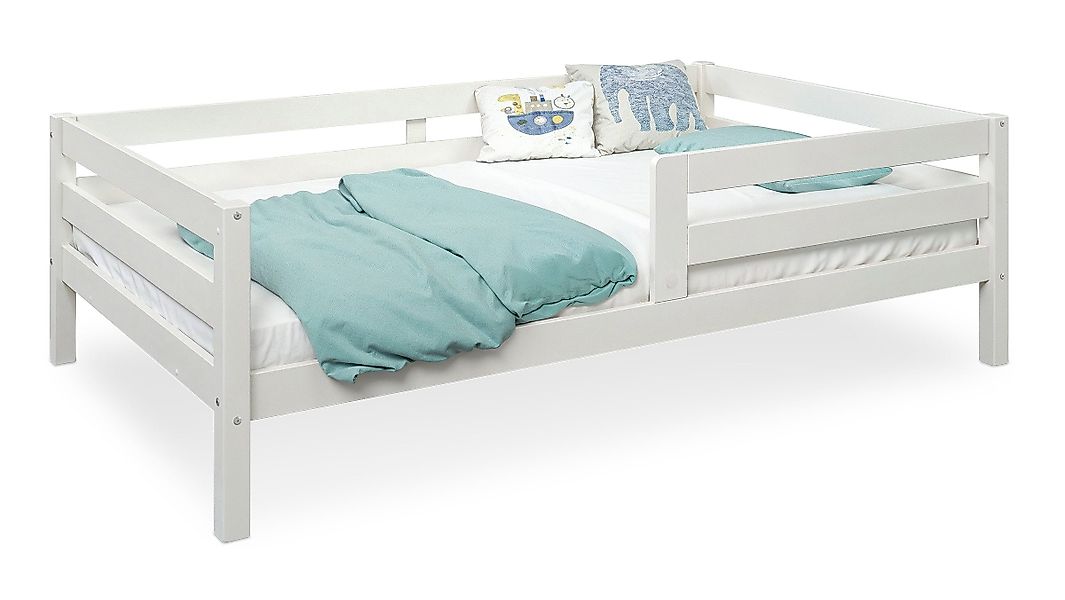 Ehrenkind Kinderbett Sona aus massivem Kiefernholz mit Rausfallschutz (Juge günstig online kaufen