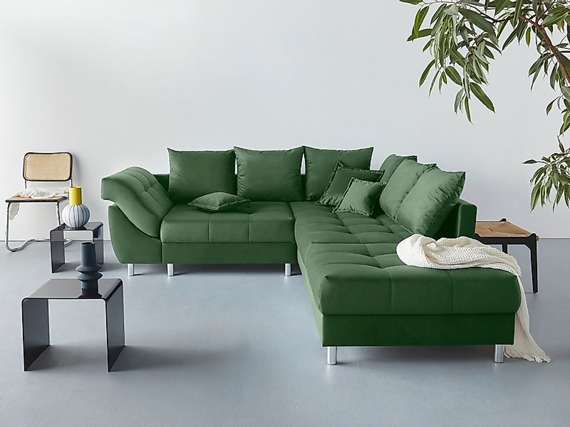 COLLECTION AB Ecksofa "(Spar-Set) Innsbruck L-Form und Hocker", (Spar-Set), günstig online kaufen