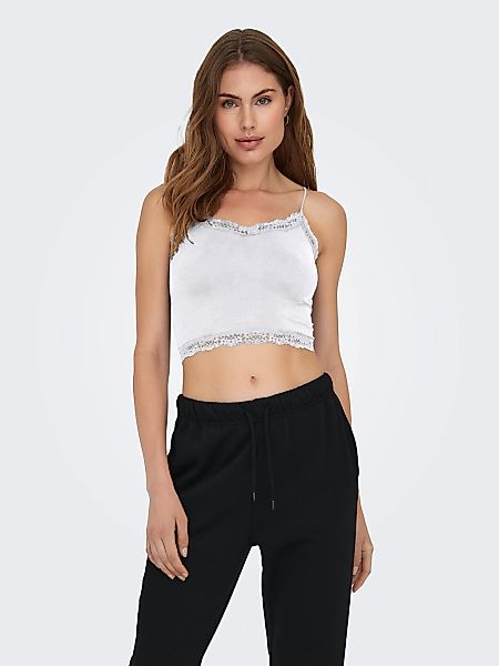 ONLY Trägertop "ONLVICKY LACE SEAML 2-PACK CROPPED TOP" Packung, 2 Stk. günstig online kaufen